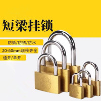户外防水防锈挂锁锁具20mm 10把