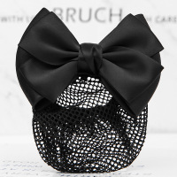 盘发网头花发网蝴蝶结发夹细网(10个装)