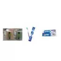 大卫 洗漱用品6件套套装(牙杯、牙刷、牙膏、毛巾、香皂、脸盆)