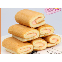 草莓味瑞士卷160g