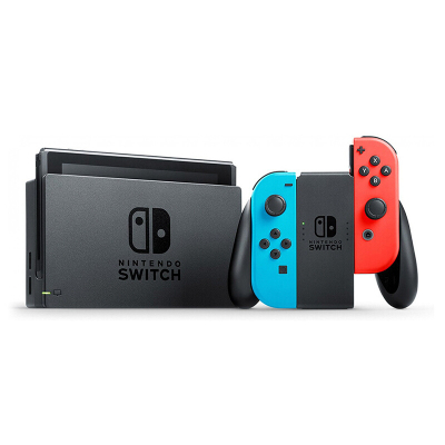任天堂(Nintendo)Switch NS掌上游戏机 红蓝手柄 长续航 日版