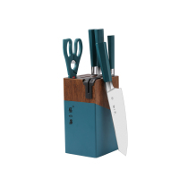 张小泉不正·典雅绿系列刀具六件套D31500100