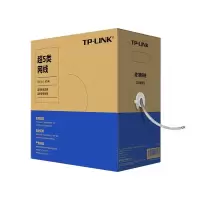 TP-LINK 超五类千兆网线[工程级]无氧铜箱线CAT5e类非屏蔽纯铜双绞线305米 305A 单位:箱