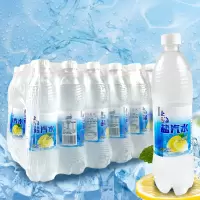 工霸 盐汽水柠檬味碳酸饮料 600ml*24瓶/箱 1箱