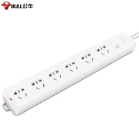 公牛BULL新国标插座/插线板/插排/排插/接线板/拖线板 6位总控全长3米超功率保护 GN-107