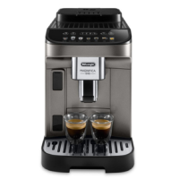 德龙 咖啡机意式美式15Bar泵压家用办公全自动原装进口E MAX 银色