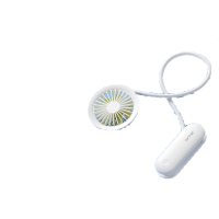 (苏宁集采) 百变小风扇挂脖迷你便携式电风扇 白色款