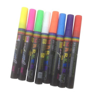 得力(deli)电子板荧光笔黑板笔白板笔PT-1081佩通8色套装