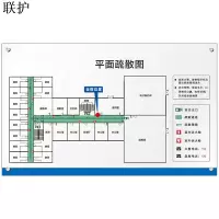 联护电力 安全标识牌 安全标示牌 设备牌 警示牌 铝合金牌 厂区入口安全警示牌1400*1000