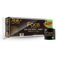 洁柔 卷纸 黑Face系列 四层 160g*10卷 有芯卷纸 卫生纸