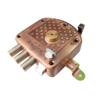 耐奢 防盗门锁 493 圆形三舌(把)