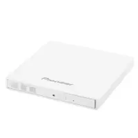 GF 8倍速USB2.0外置光驱DVD刻录机移动光驱白色(兼容win7/8/10/XP/苹果MAC双系统/XU80C