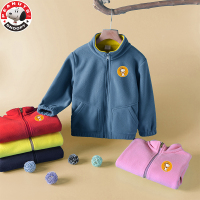 史努比(SNOOPY)童装男女中大童立领开衫摇粒绒上衣秋冬新款拉链外套RSN111-113