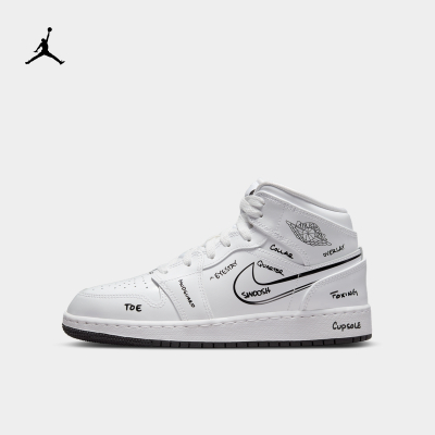 Jordan乔丹AIR JORDAN 1 AJ1大童运动童鞋儿童休闲DQ1864