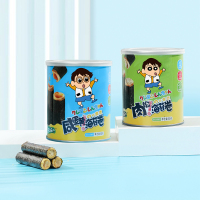 苔之乐海苔肉松卷90g罐装夹心网红小吃海味休闲零食即食饼干蛋卷