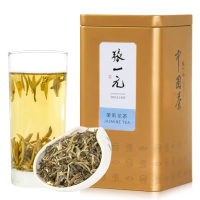 张一元茶叶 特级茉莉花茶雪针100g/罐 飘香耐泡嫩芽 绿茶茶叶 茉莉花香浓郁