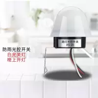 腓立比 防水光控开关光智能户外路灯AS-20自动控制器10A220V夜里室外 AC220V(个)BY