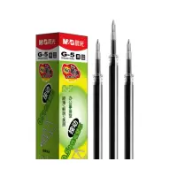 晨光(M&G) G-5 0.5mm按动子弹头中性笔芯 签字笔替芯 水笔芯 20支/盒 5盒装