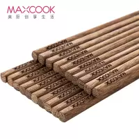 美厨(maxcook)筷子 天然家用无漆无蜡鸡翅木筷子 家用实木原木筷子