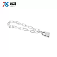 谐晟 方头链条锁 锁头防盗锁 包布 65cm 1条