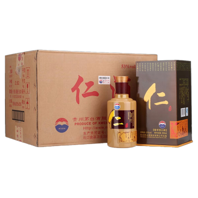 茅台 53度酱香型白酒 仁酒 500ml*6瓶 整箱装