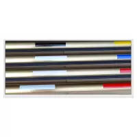 椭圆道闸杆 3M 孔距18CM 截面80*45 不含防砸胶皮 货期5-10天