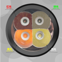 铁朗(TAKENOW)专用强光led信号灯手电筒 锂电池充电四光源带磁铁电筒