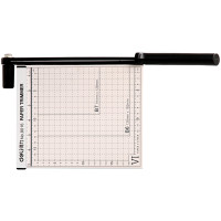 得力8016切纸机8"*7" 22cm*19cm(白灰)(把)