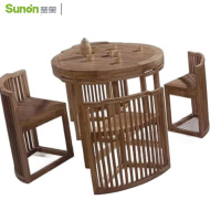 圣奥四人圆桌(1000*800mm)+4把椅子(760*500mm)