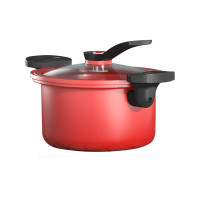 都市太太DSWYG 微压锅汤锅家用 红色