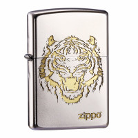 芝宝(ZIPPO) 打火机 205深雕虎头