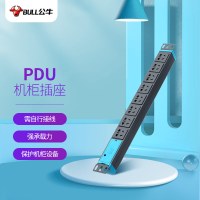 公牛(bull) GNE-1080W PDU机柜插座/插线板/插排/排插/接线板/拖线板 8位无线