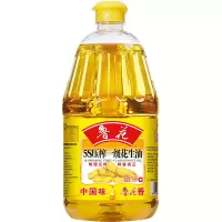 鲁花 食用油 5S 物理压榨 压榨一级 花生油食用油1.8L