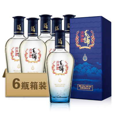 劲牌 劲酒 毛铺苦荞酒 尊享 42.8度 配制酒 500ml*6整箱装