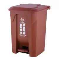 大垃圾桶30L脚踏咖啡31*29*40cm 脚踏带盖垃圾桶30L CF-LJT30C