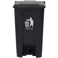 大垃圾桶30L脚踏黑31*29*40cm 脚踏带盖垃圾桶30L TB-LJT30B