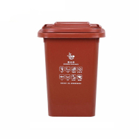 大垃圾桶20L翻盖咖啡36*26*50cm 翻盖垃圾桶20L FG-LJT20C