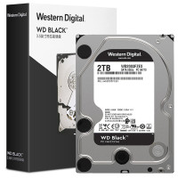 西部数据(WD) 2TB SATA6GB/S黑盘 机械硬盘