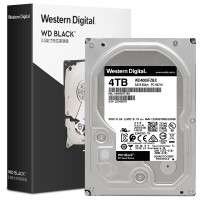 西部数据(WD) 4TB SATA6GB/S黑盘 机械硬盘