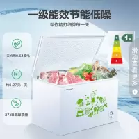 容声(Ronshen) 205升低霜小型冰柜 一级能效 卧式冰箱 1台