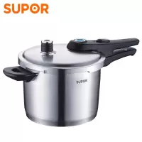 苏泊尔(SUPOR) YW24L1 304不锈钢压力锅蓝眼6L大容量高压锅