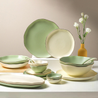 碗碟套装家用轻奢现代北欧风格陶瓷餐具创意高档碗盘筷礼盒