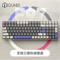 IQUNIXF97未知数机械键盘三模热插拔客制化键盘无线蓝牙游戏键盘铝合金100键电脑键盘TTC-金粉轴 -RGB热插拔