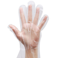 明森 检查手套 一次性薄膜PE手套 透明塑料手套