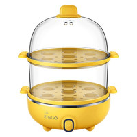 美的(Midea)捣蛋鬼系列 家用多功能小电蒸蛋器 不锈钢双层电蒸锅 MZ-ZG16E111