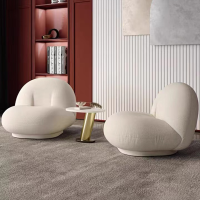 懒人沙发高档丝光绒轻奢白胖子卧室简约创意休闲舒适网红ins风躺椅