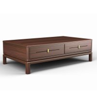 左霖非洲紫檀长茶几中式HXR-CMSJ-BK6858