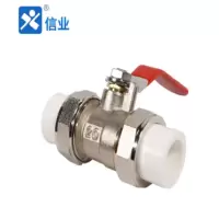 ENDZONE PPR球阀 热熔双活接钢制球体球阀20mm(单位:个)