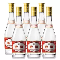 汾酒 黄盖玻汾 清香型高度白酒 53度 475ml*6瓶装 (非原箱)