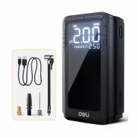 得力(deli) 锂电充气泵便携式()15L/min